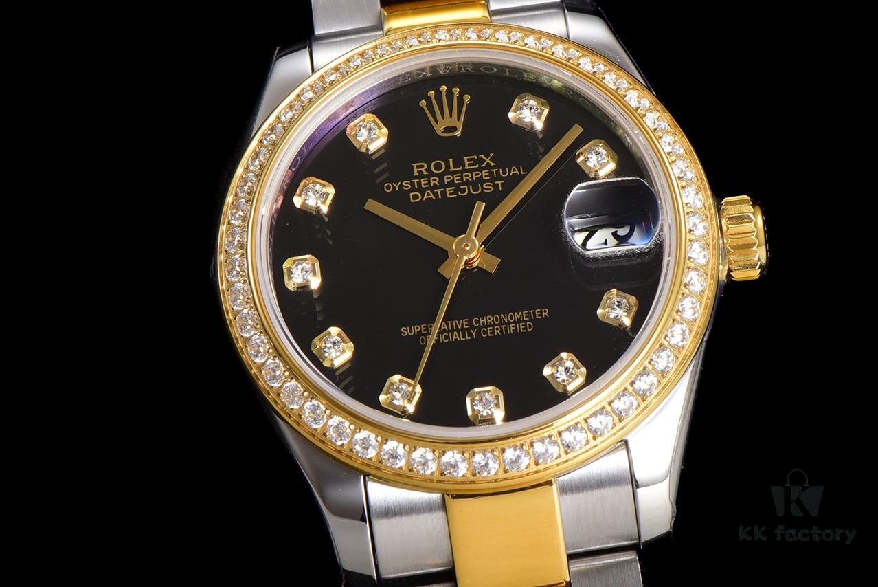 N2 Premium [Affordable Price] Oyster Perpetual Datejust 31 Series with Exclusive Classic Diamond Bezel