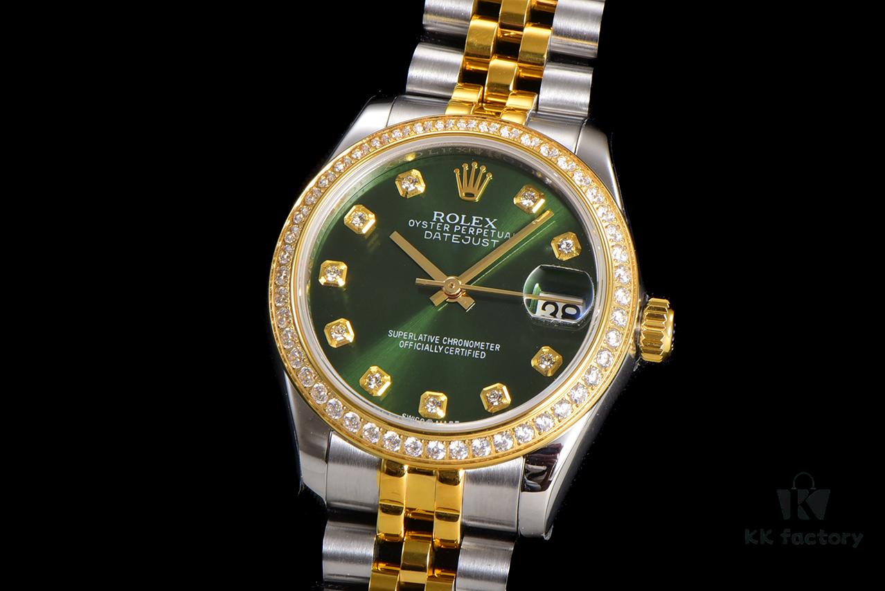 N2 Premium [Affordable Price] Oyster Perpetual Datejust 31 Series with Exclusive Classic Diamond Bezel