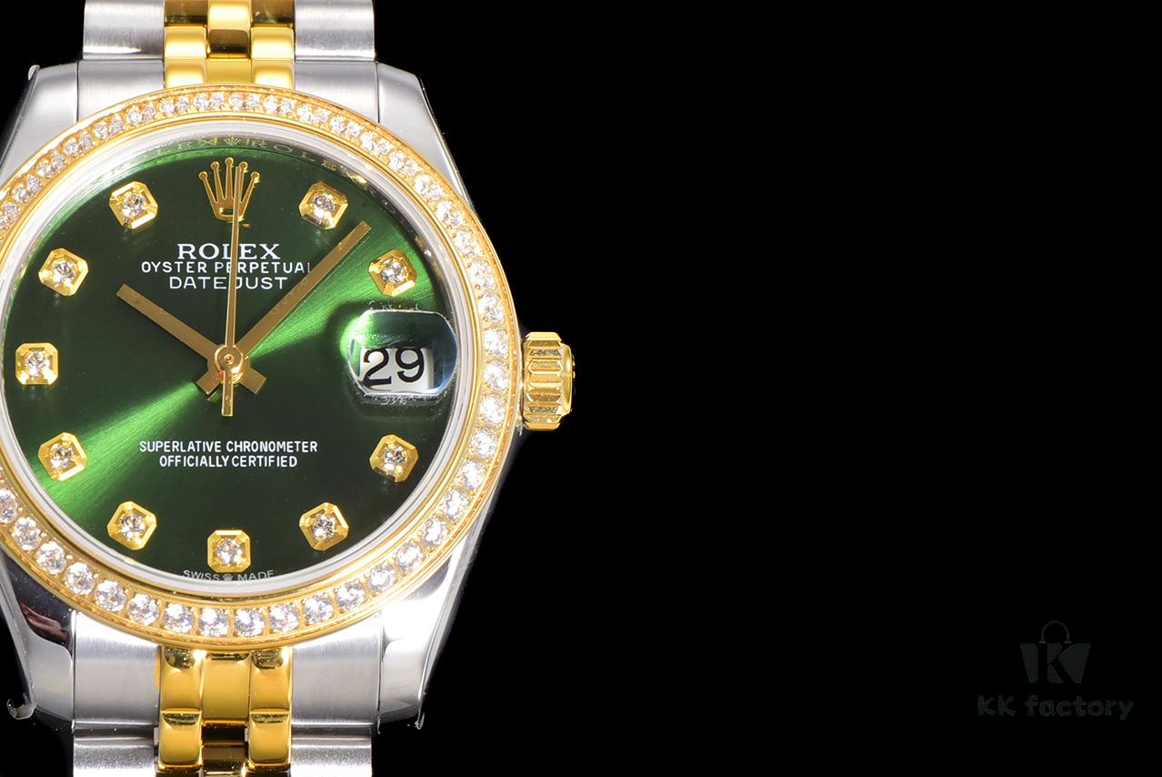 N2 Premium [Affordable Price] Oyster Perpetual Datejust 31 Series with Exclusive Classic Diamond Bezel