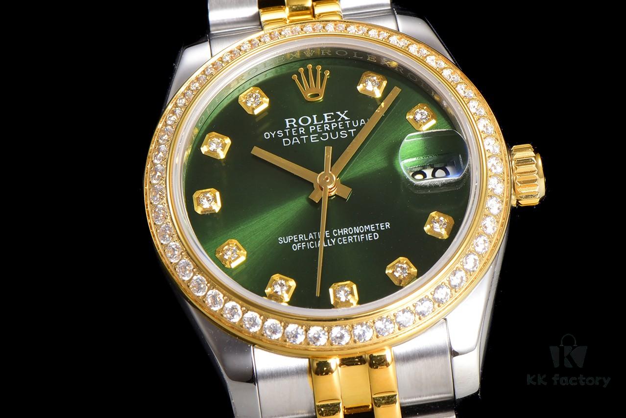 N2 Premium [Affordable Price] Oyster Perpetual Datejust 31 Series with Exclusive Classic Diamond Bezel