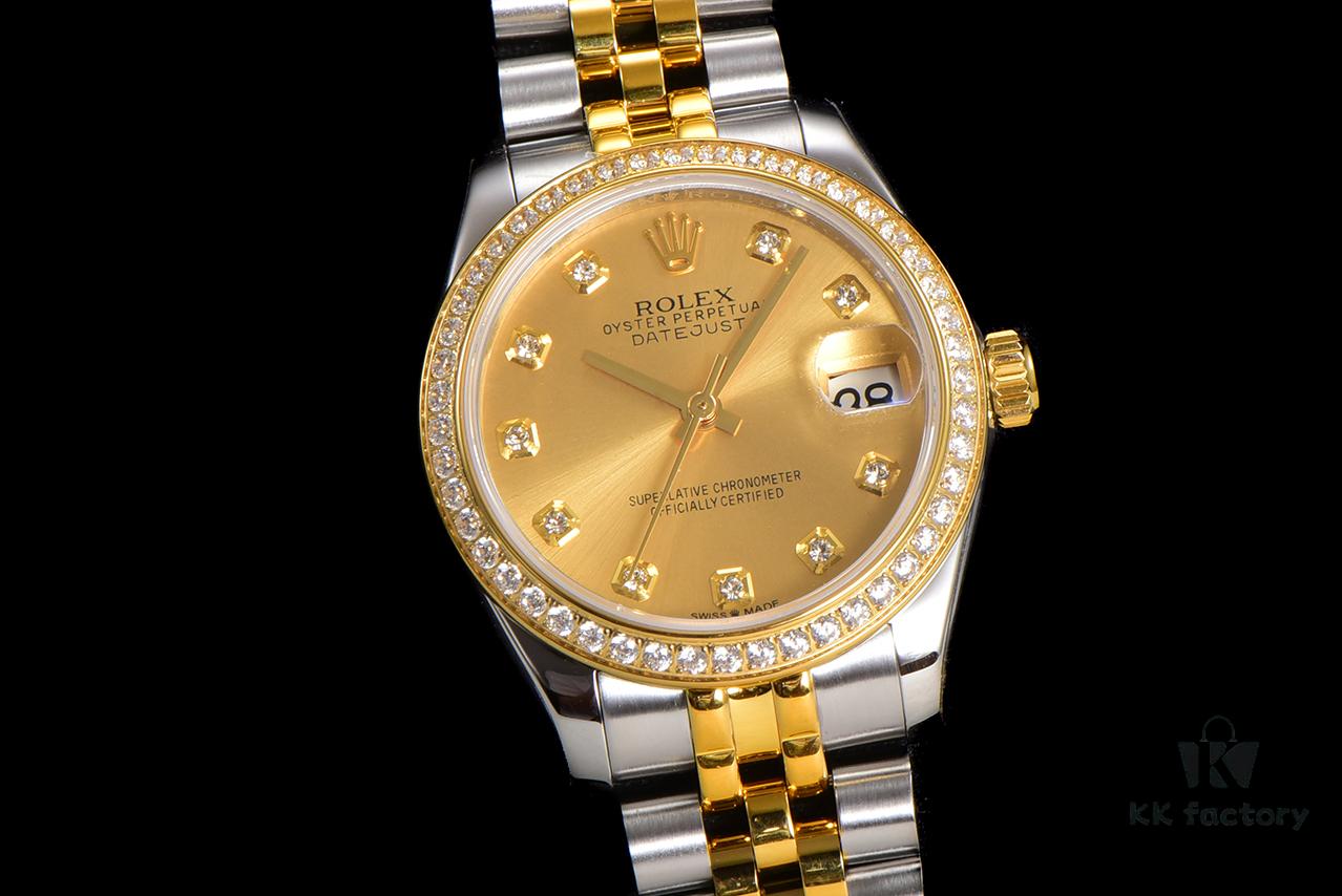 N2 Premium [Affordable Price] Oyster Perpetual Datejust 31 Series with Exclusive Classic Diamond Bezel