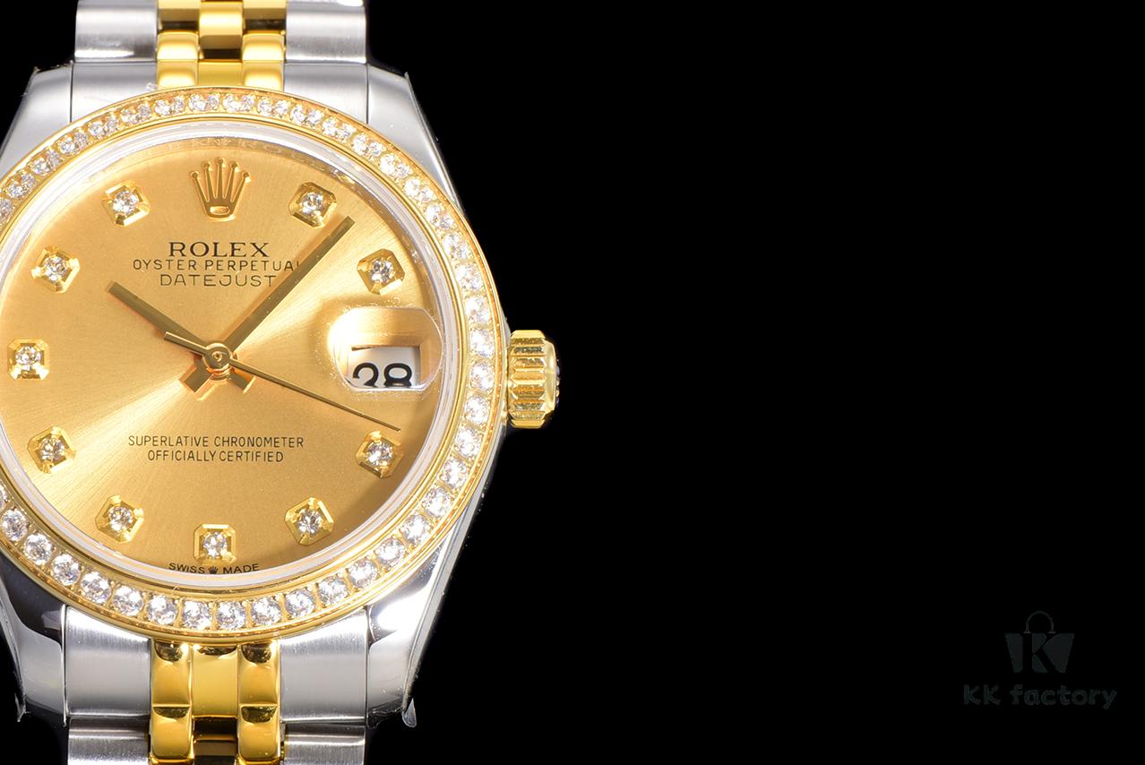 N2 Premium [Affordable Price] Oyster Perpetual Datejust 31 Series with Exclusive Classic Diamond Bezel