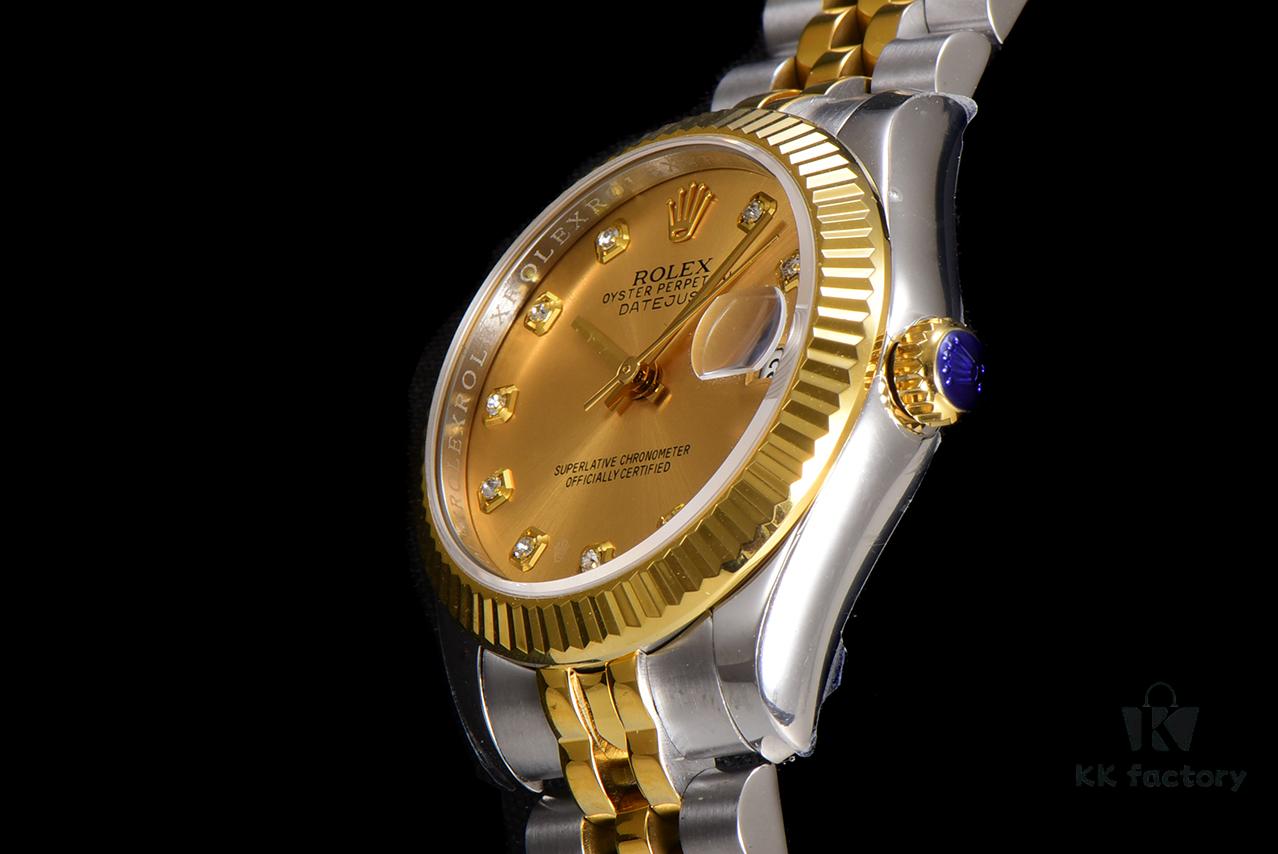 N2 Premium【Affordable Price】Oyster Perpetual Datejust 31 Series with Exclusive Classic Full Diamond Bezel