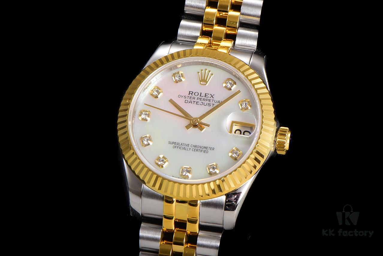 N2 Premium [Affordable Price] Oyster Perpetual Datejust 31 Series with Exclusive Classic Diamond Bezel