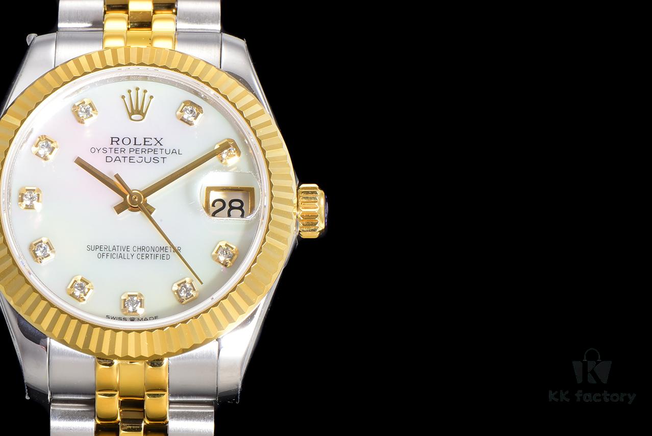 N2 Premium [Affordable Price] Oyster Perpetual Datejust 31 Series with Exclusive Classic Diamond Bezel