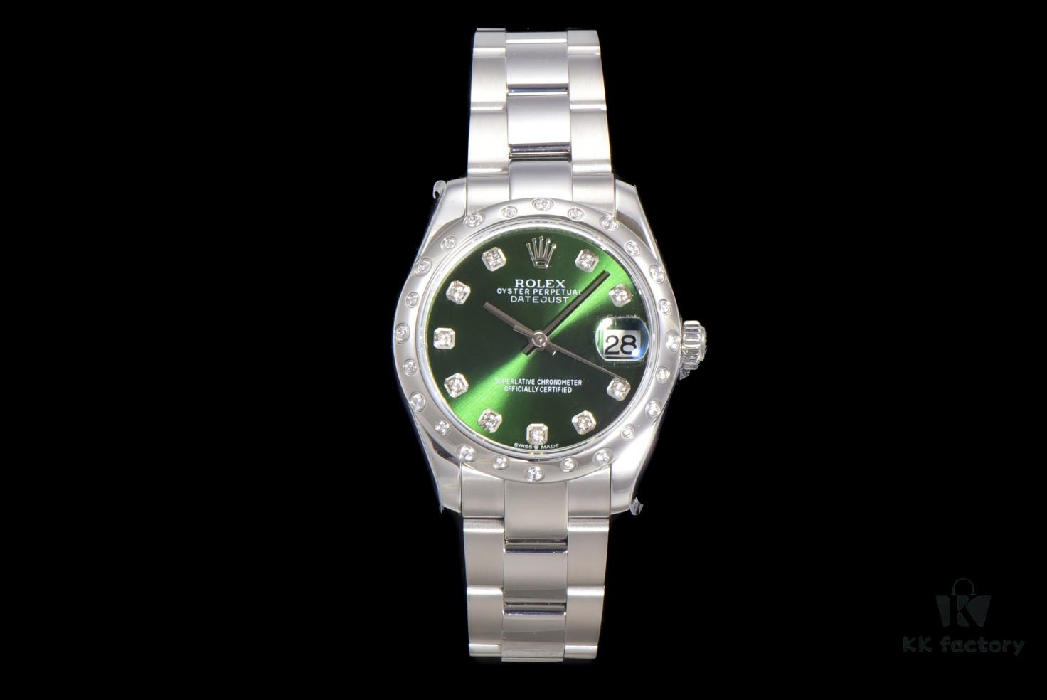 N2 Premium [Affordable Price] Oyster Perpetual Datejust 31 Series with Exclusive Classic Diamond Bezel