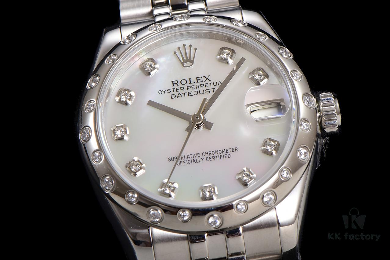 N2 Premium 【Affordable Price】Oyster Perpetual Datejust 31 Series with Exclusive Classic Full Diamond Bezel