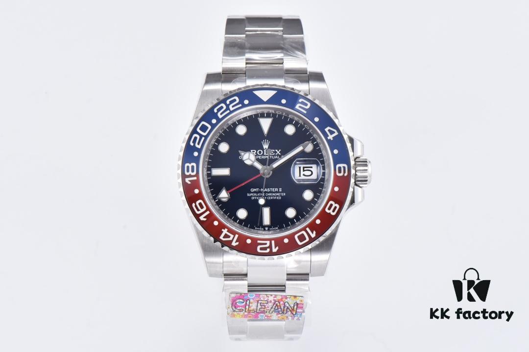 Clean Factory New Model Rolex GMT-Master 126719 White Gold Blue Enamel Dial