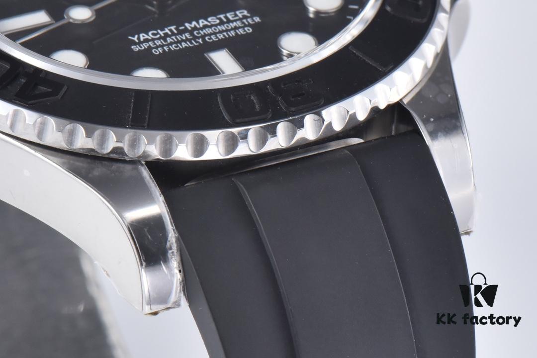 Clean Factory Rolex Yacht-Master 42mm 226659 Platinum Model with 3235 Movement and Black Cerachrom Bezel with Special Texture