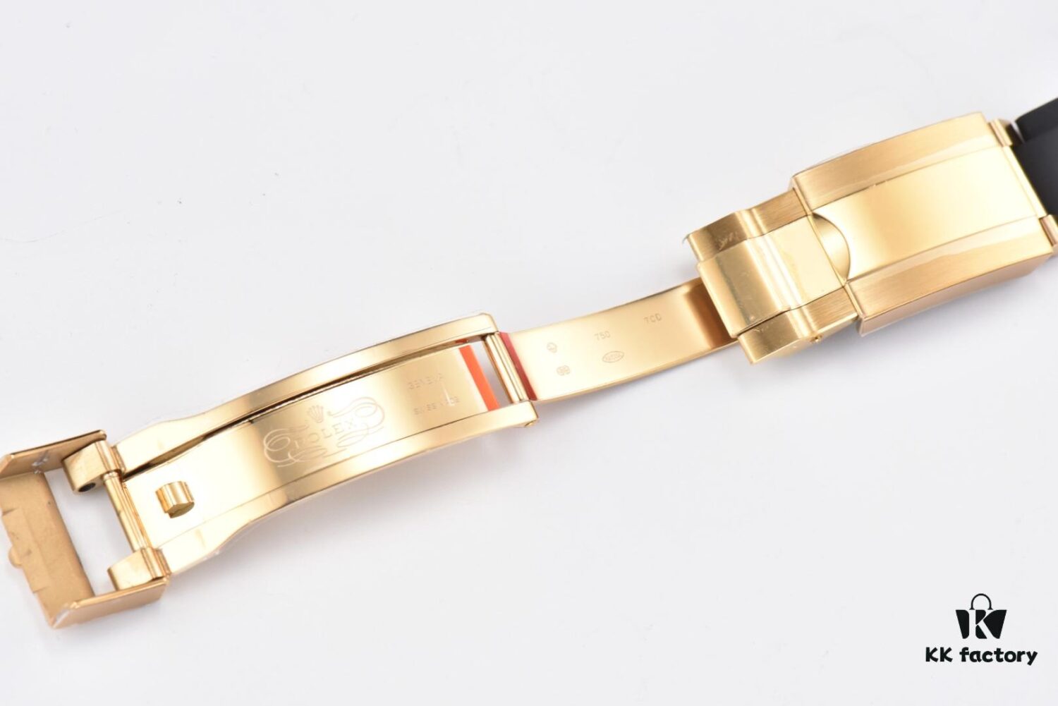 C Factory Rolex Daytona 116519 in White Gold with Grey Meteorite Dial and Rubber Strap