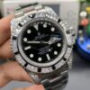 Customized Rolex SUBmariner with Back Diamond Inlay