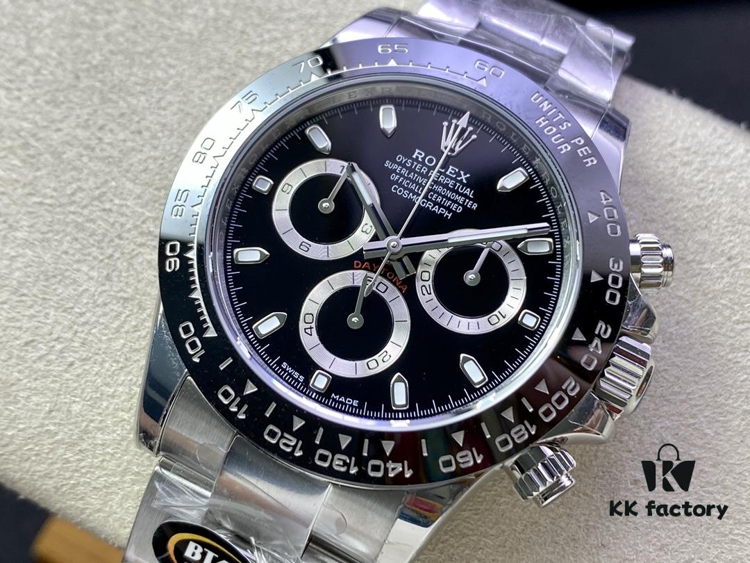 BT Factory (Better Factory) Daytona Configuration List: Model 116500, 40mm, 4130 Movement, Ceramic Bezel with Platinum Coating, Sapphire Crystal, 100m Waterproof