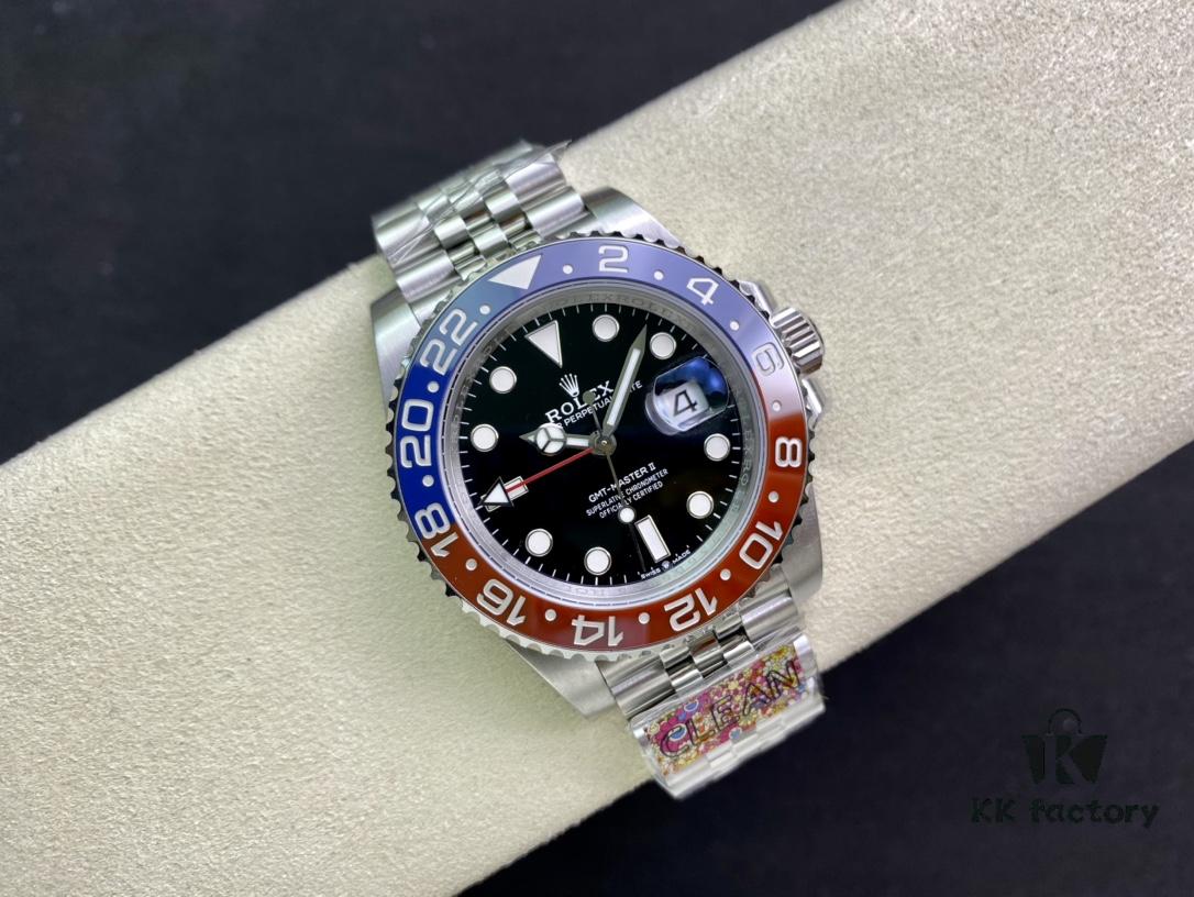 C Factory Rolex GMT-Master II Red and Blue Bezel 'Pepsi' New Release from Clean Factory