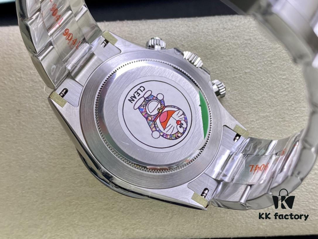 Clean Factory Rolex Daytona with 904L Steel, 4130 Movement, AR Coated Sapphire Crystal and Authentic White Dial