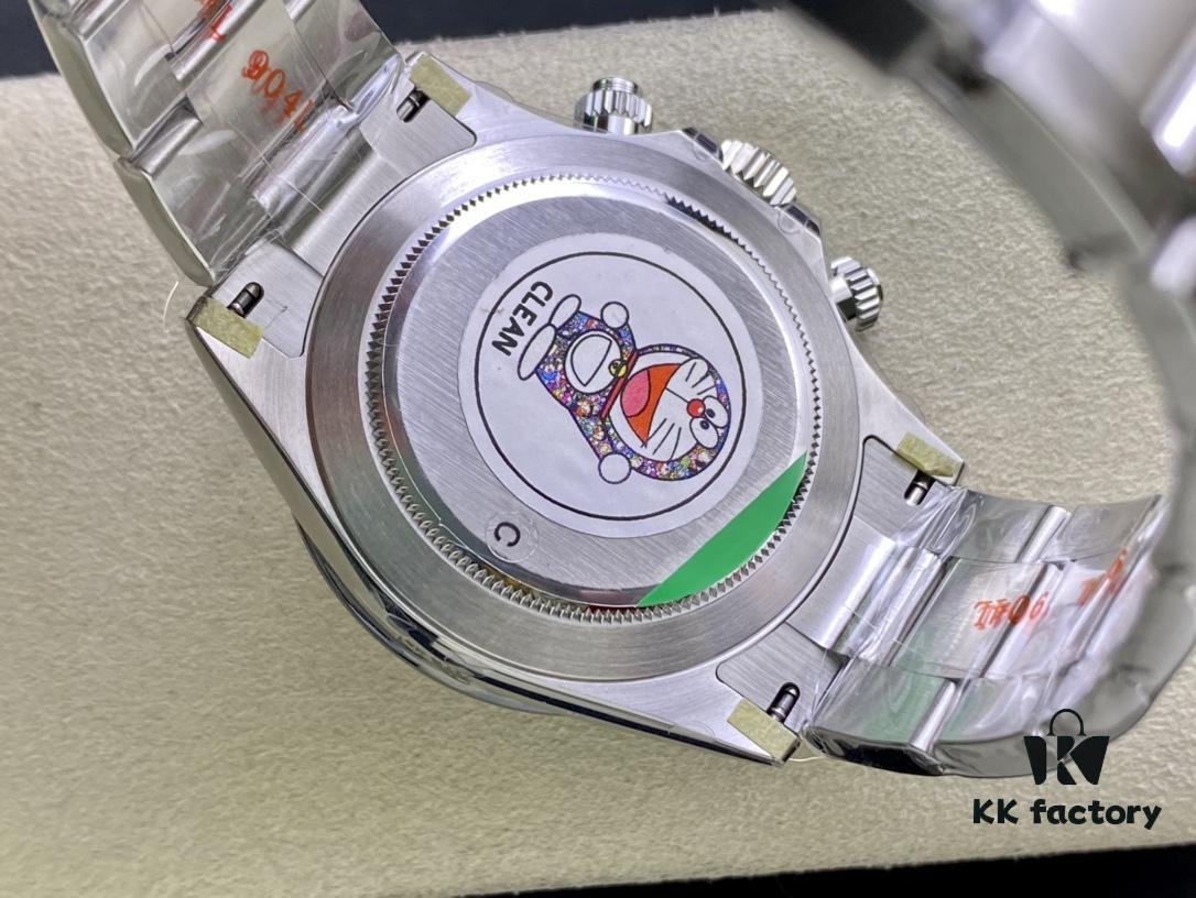 Clean Factory C-Factory Rolex Daytona, 904L Steel, Caliber 4130 Movement, AR Coated Bracelet, Pure White Dial, Clean Ceramic Bezel