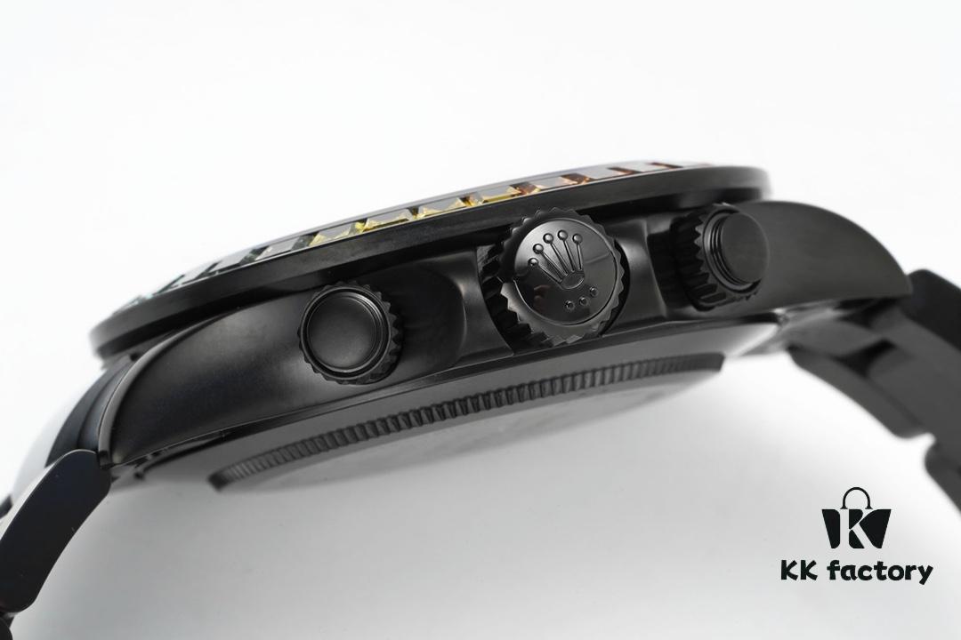 NOOB Masterpiece Modification: Blaken Blackened Daytona with N-Factory 4130 Movement