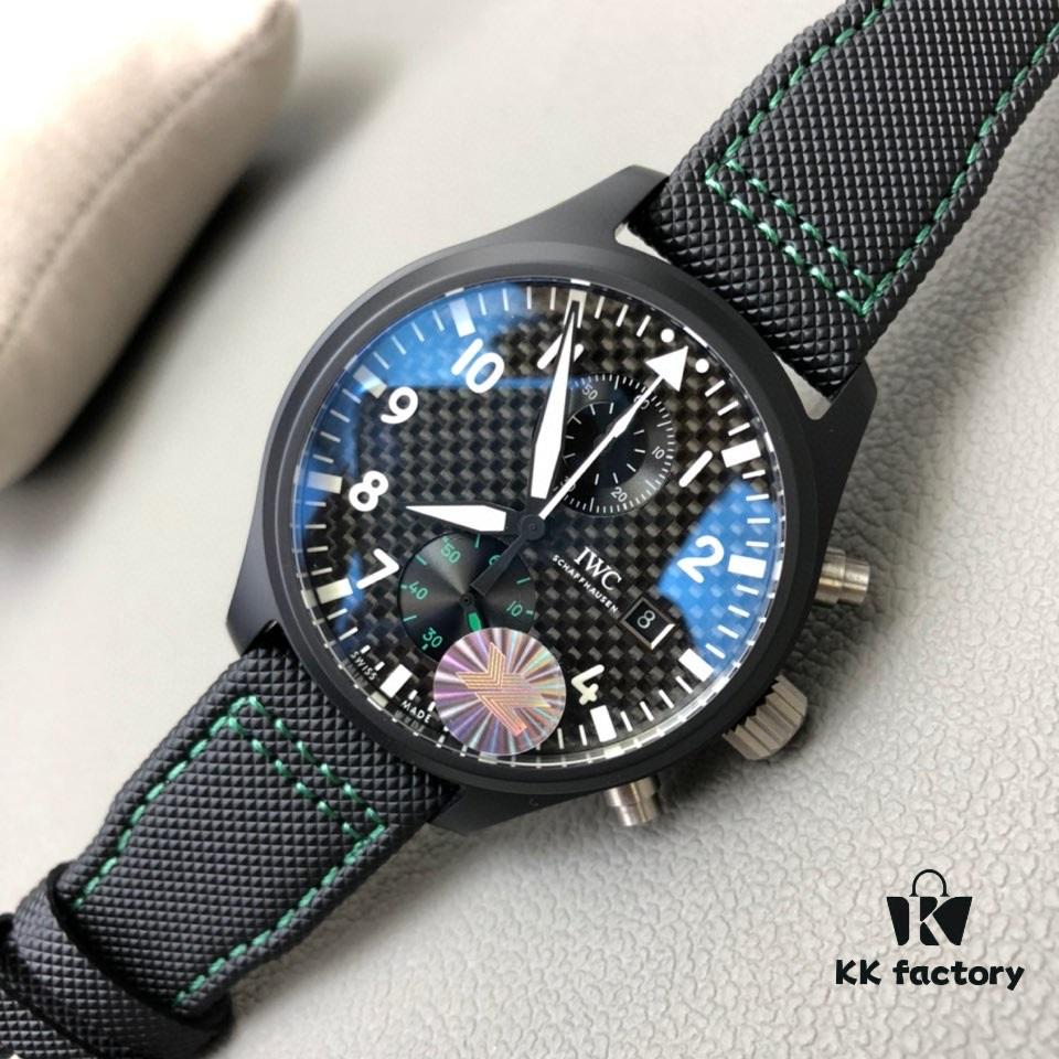 YL's Latest Masterpiece - Market's Highest Version, Authentic Replica IWC Pilot's Series Watch — TOP GUN Naval Aviator Chronograph, Model IW389001