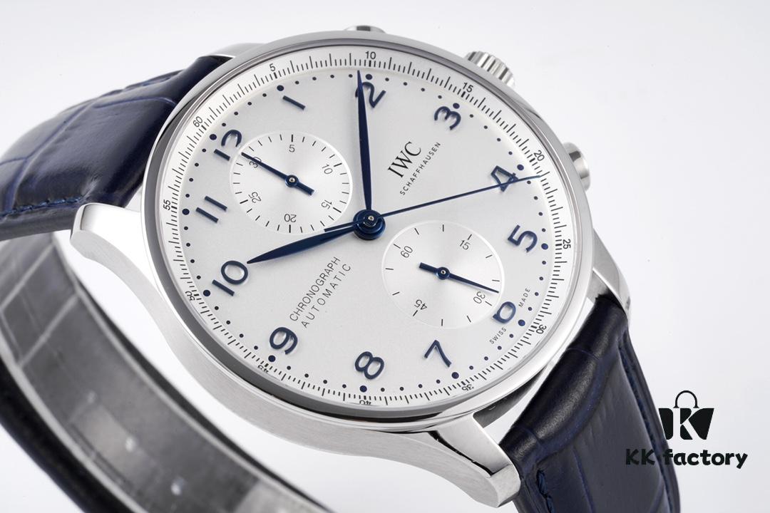 IWC Portuguese Series IW371615 Watch (2019 Major Redesign Portuguese Chronograph)