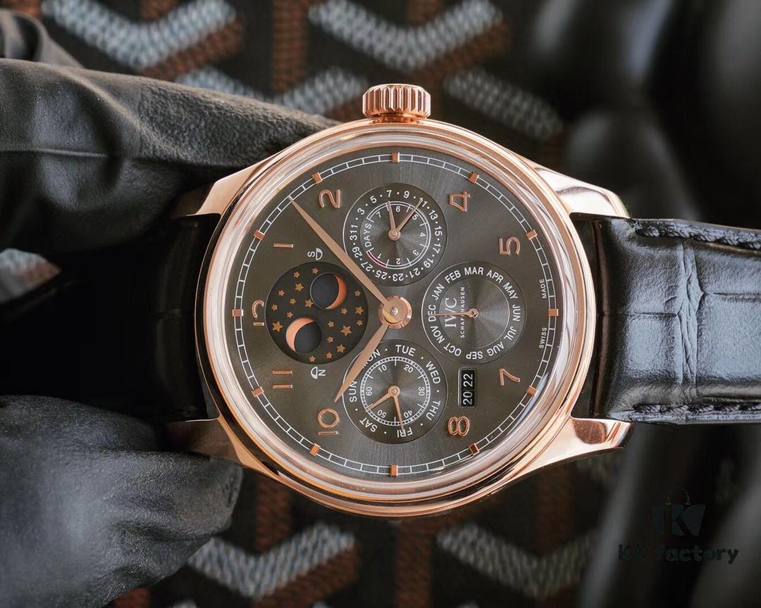 V9 IWC Portuguese Series Perpetual Calendar Watch - Replica's First 52610 Movement Upgrade
