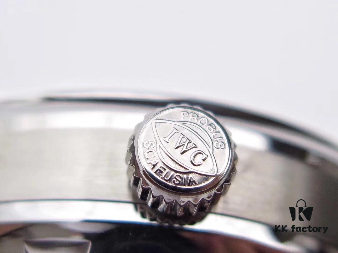 Z.F. Production. Latest Movement, IWC Portuguese Series 7-Day Automatic Mechanical Watch with Small Seconds, Power Reserve Indicator, Sapphire Crystal, Leather Strap, 42mm