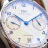 Arrival ZF Production. Latest Movement, IWC Portuguese Series 7-Day Automatic Mechanical Watch with Independent Small Seconds, Genuine Power Reserve Indicator, Sapphire Crystal, 42mm Leather Strap