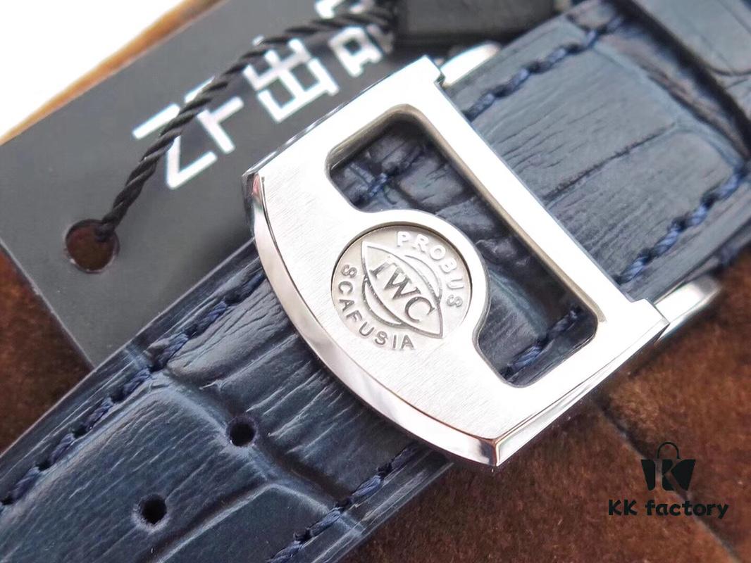 Arrival ZF Production. Latest Movement, IWC Portuguese Series 7-Day Automatic Mechanical Watch with Independent Small Seconds, Genuine Power Reserve Indicator, Sapphire Crystal, 42mm Leather Strap