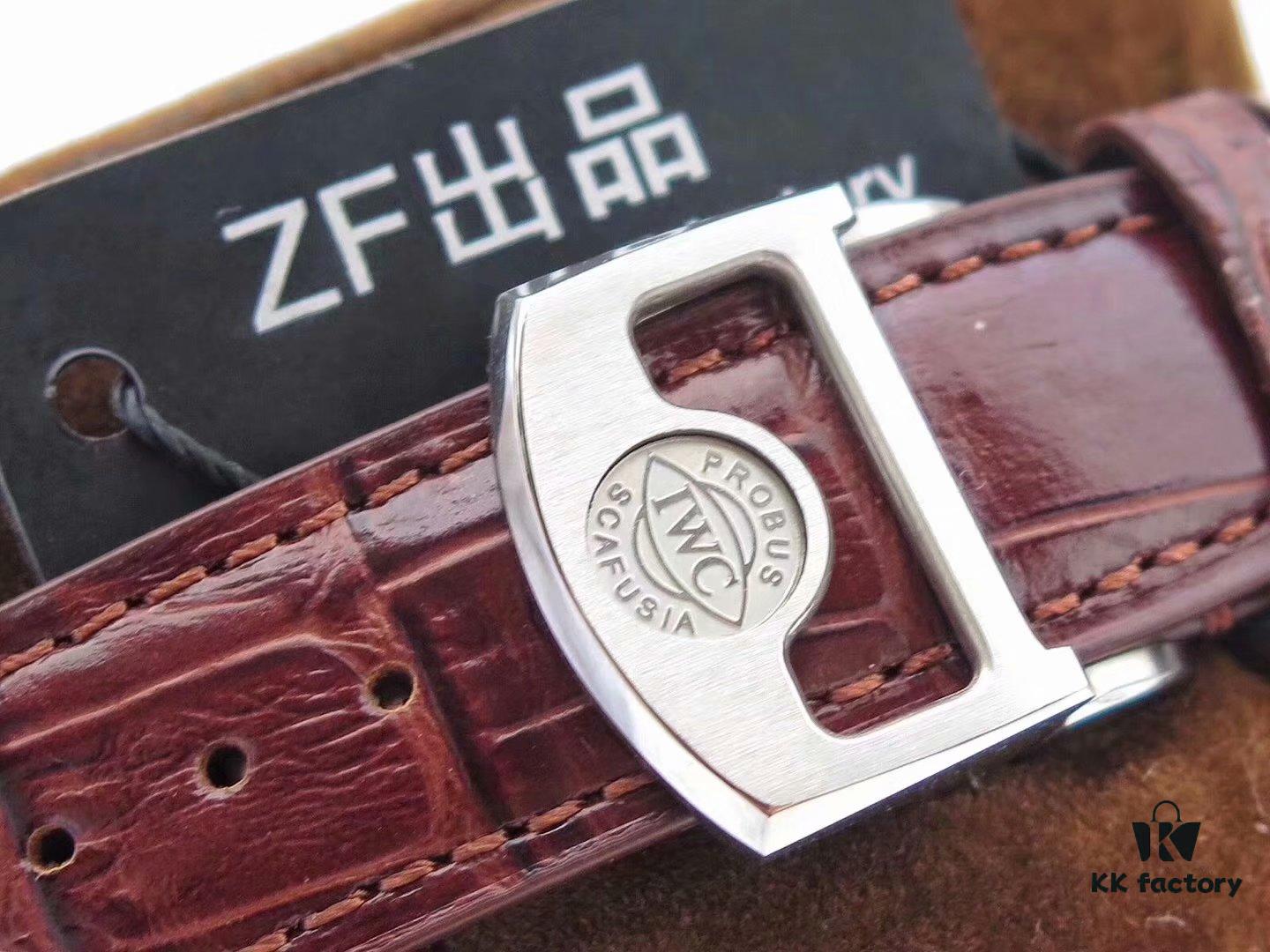 Arrival ZF Production. Latest Movement, IWC Portuguese Series 7-Day Automatic Mechanical Movement with Independent Small Seconds, Genuine Power Reserve Indicator, Sapphire Crystal, 42mm Leather Strap