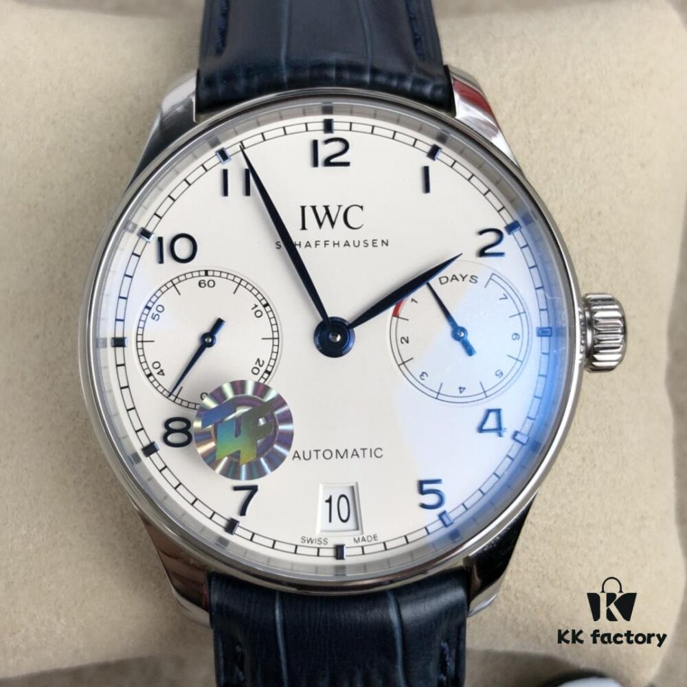 ZF Bestseller! Portuguese 7 IWC Portugieser Series 7-Day Automatic Mechanical Movement with Small Seconds, True Power Reserve Indicator, Sapphire Crystal, Leather Strap 42mm