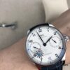 ZF Bestseller! Portuguese 7 IWC Portugieser Series 7-Day Automatic Mechanical Movement with Small Seconds, True Power Reserve Indicator, Sapphire Crystal, Leather Strap 42mm