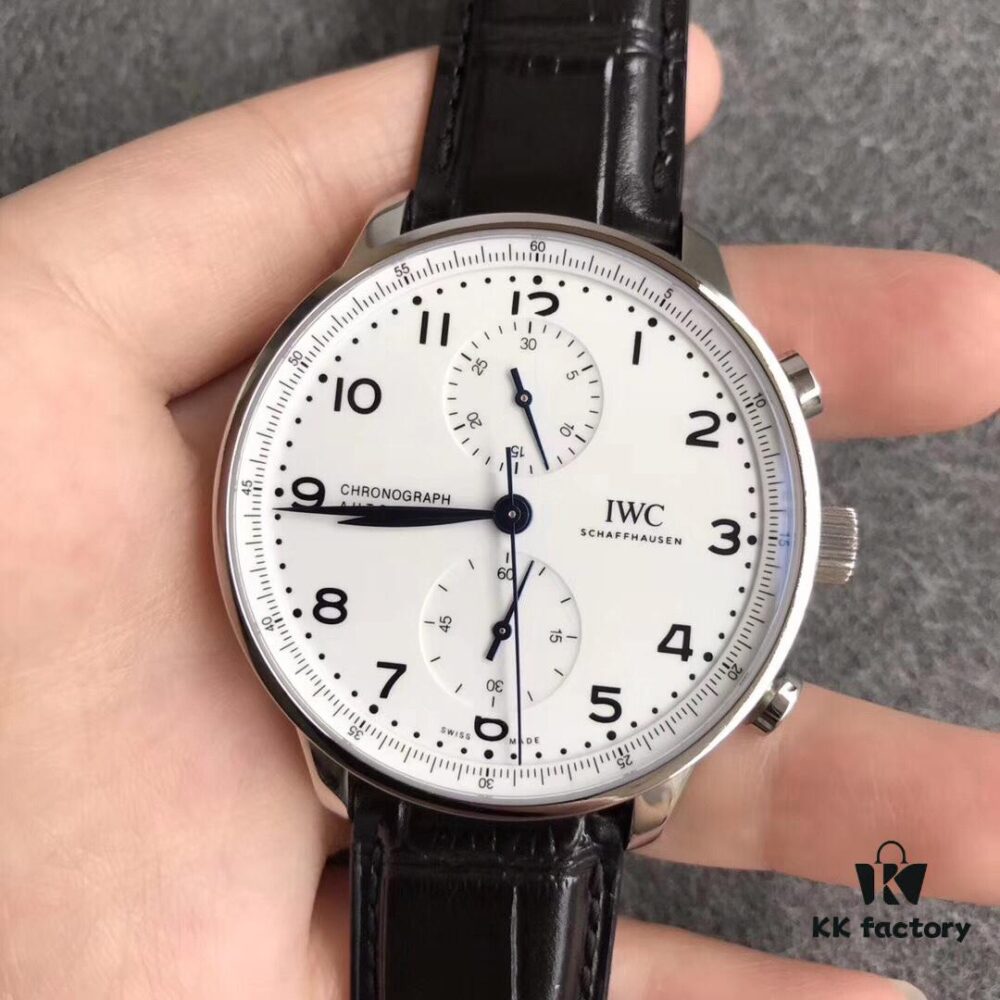 ZF Presents the IWC Portuguese 150th Anniversary Edition - Back Transparent Commemorative Chronograph, Perfectly Recreated with Stunning Precision