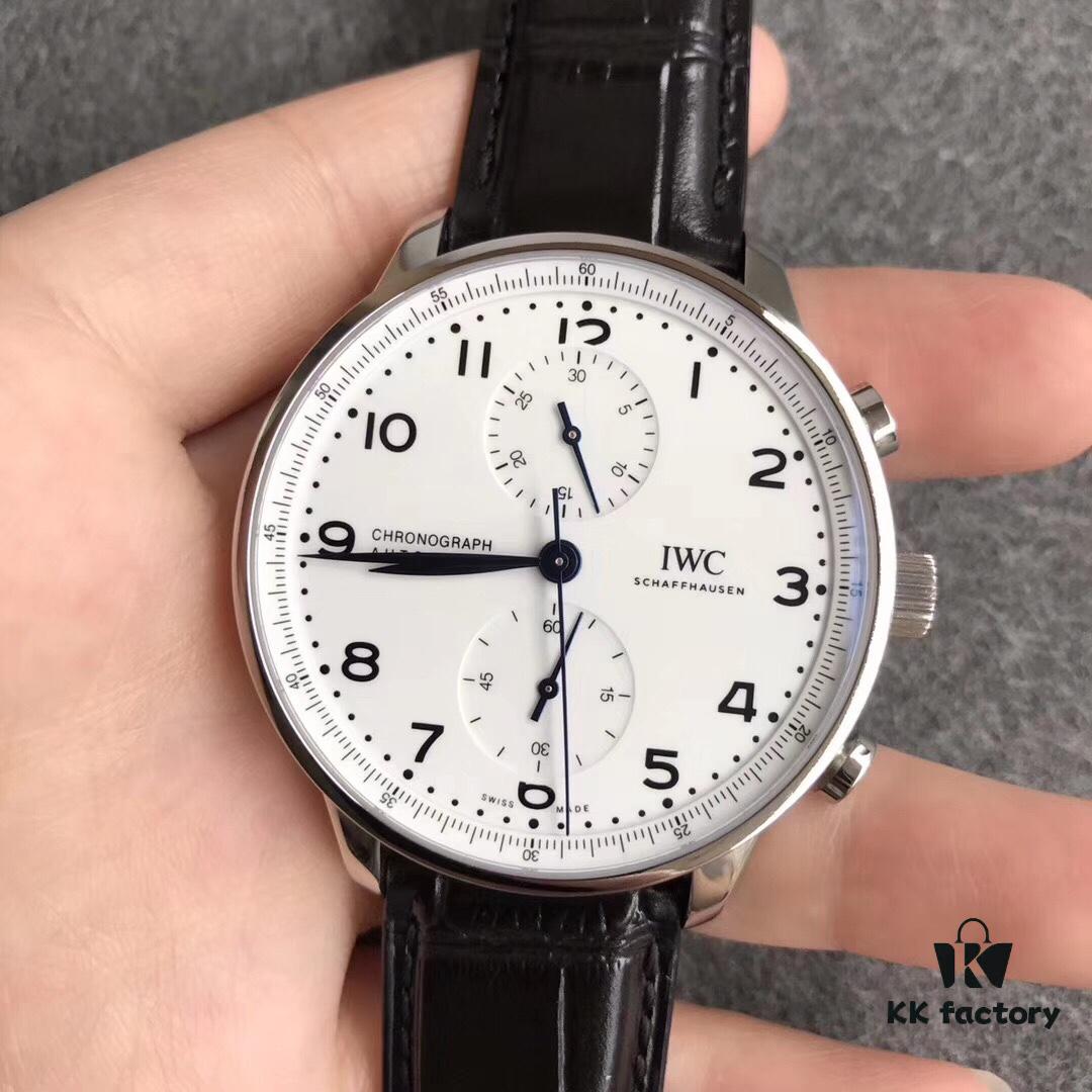 ZF Presents the IWC Portuguese 150th Anniversary Edition - Back Transparent Commemorative Chronograph, Perfectly Recreated with Stunning Precision