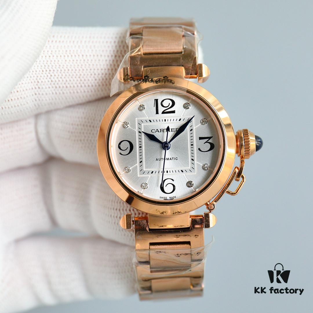 New Cartier Capsa Series Water Bottle Watch – A Timeless Classic!