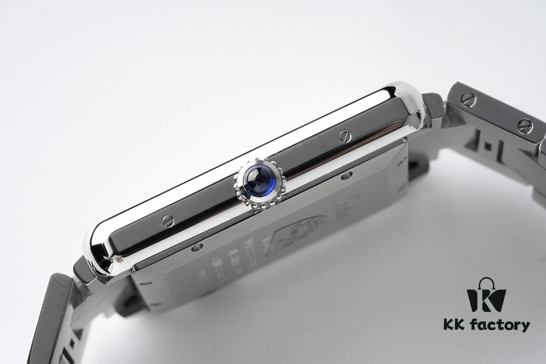 AF's Most Beautiful Tank Series Watch! Masterpiece Cartier Grand Tank W5200028 Mechanical Watch, Exquisitely Showcasing the Aesthetics of Square Design, Majestic and Powerful, Simple Yet Bold, Highlighting the Gentleman's Composed Style