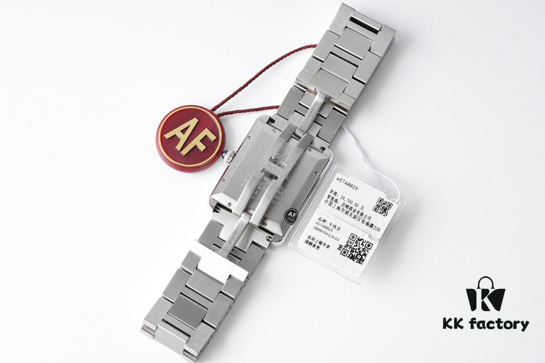 AF's Most Beautiful Tank Series Watch! Masterpiece Cartier Grand Tank W5200028 Mechanical Watch, Exquisitely Showcasing the Aesthetics of Square Design, Majestic and Powerful, Simple Yet Bold, Highlighting the Gentleman's Composed Style