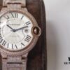 TW Production Cartier Royal-Level Fully Set Diamond Version 42mm Ballon Bleu