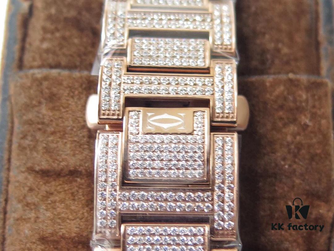 TW Production Cartier Royal-Level Fully Set Diamond Version 42mm Ballon Bleu