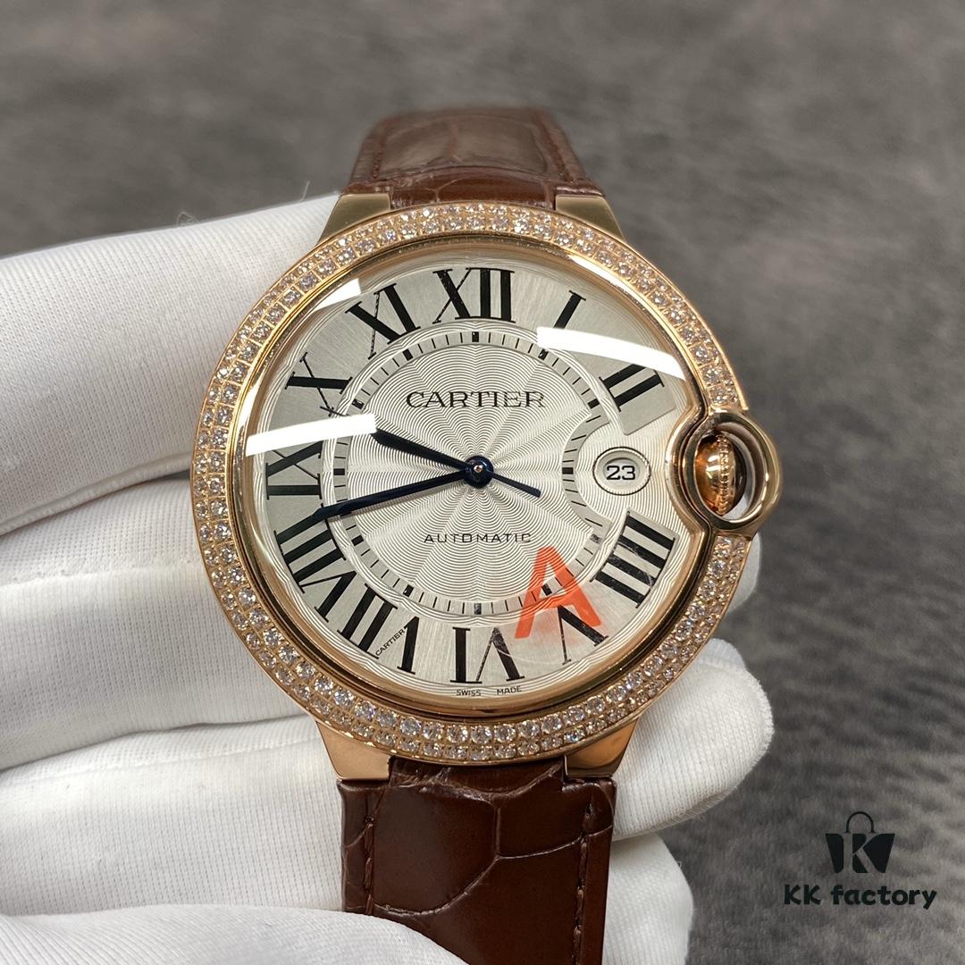 Cartier Ballon Bleu 42mm Series, Rounded and Elegant, Exuding Noble Charm