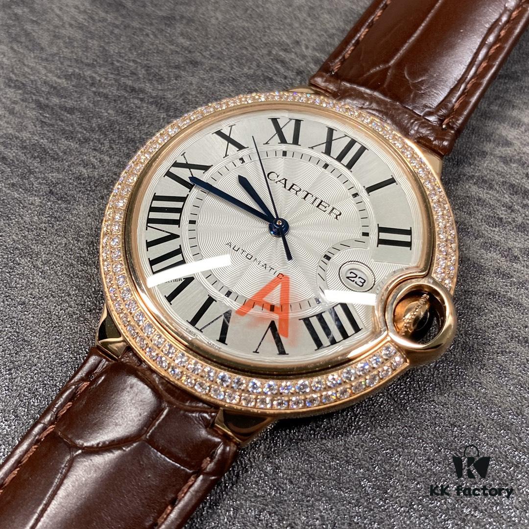 Cartier Ballon Bleu 42mm Series, Rounded and Elegant, Exuding Noble Charm