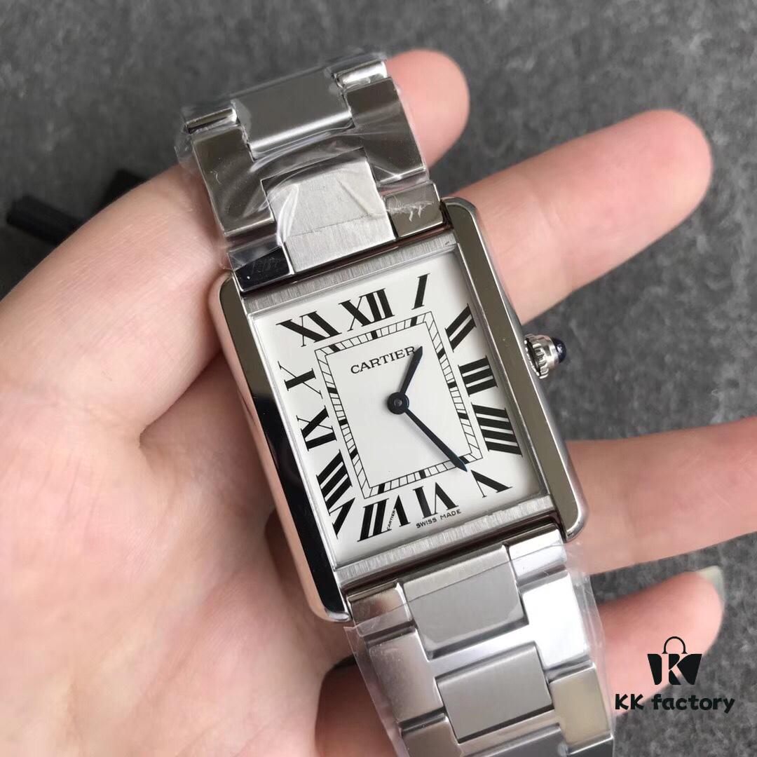 TW Taiwan Factory: Highest Fidelity Cartier Solo Tank Women's Watch