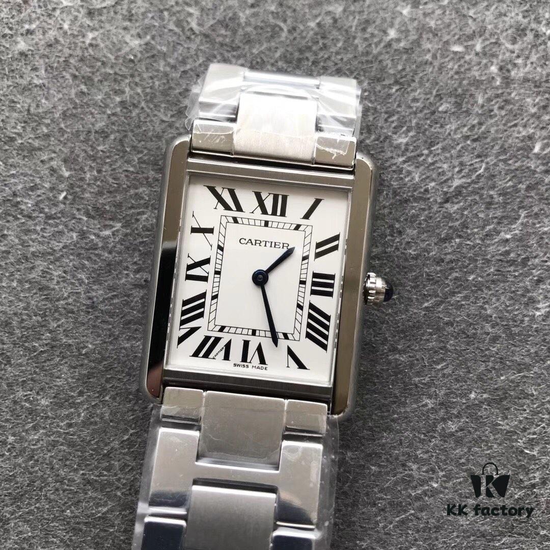 TW Taiwan Factory: Highest Fidelity Cartier Solo Tank Women's Watch
