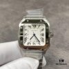 Cartier New Santos, V6 Factory Edition! 316 Material, Swiss Craftsmanship Fire-Blued Steel Hands, Swiss Anti-Reflective Coating, Scratch-Resistant and Fingerprint-Resistant Treatment!