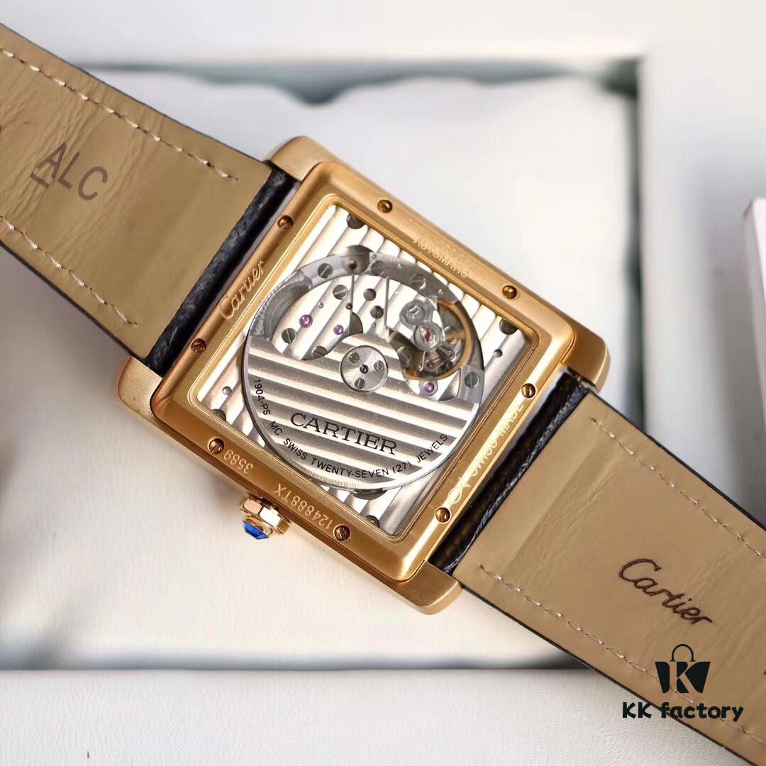 Taiwan Factory F5, Cartier Tank Series, VS Upgraded Version, Andy Lau's English Tank Ultimate Edition, Square Men's Watch