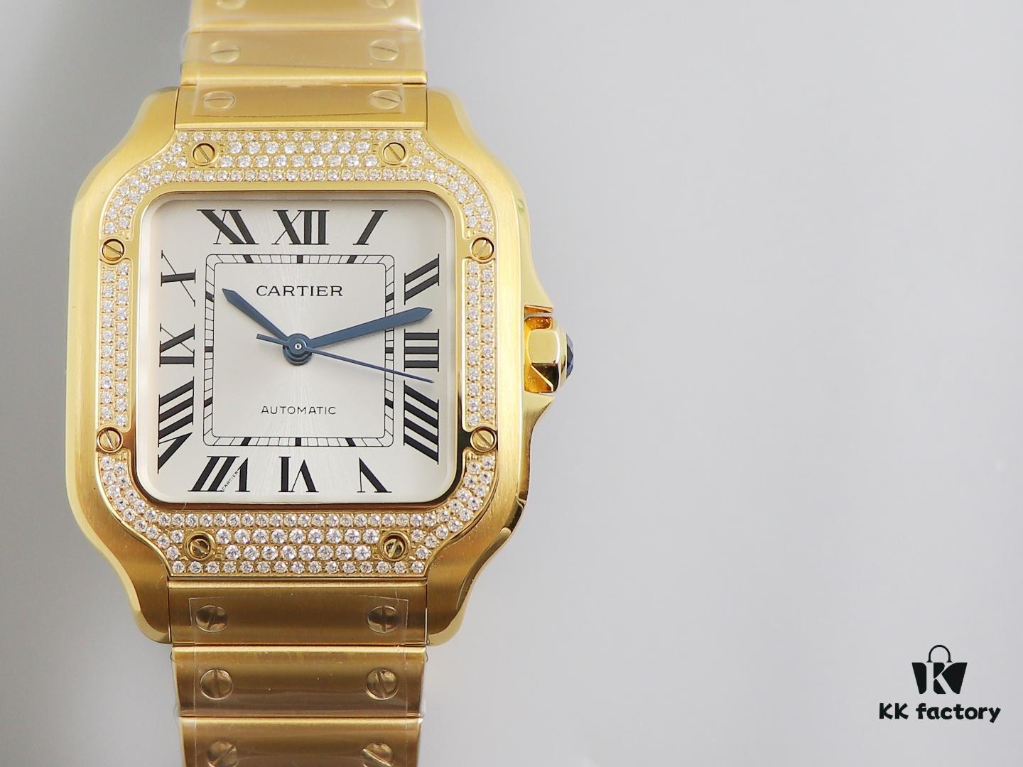 BV Factory Highest Version Genuine Mould Cartier Santos Couple Watch