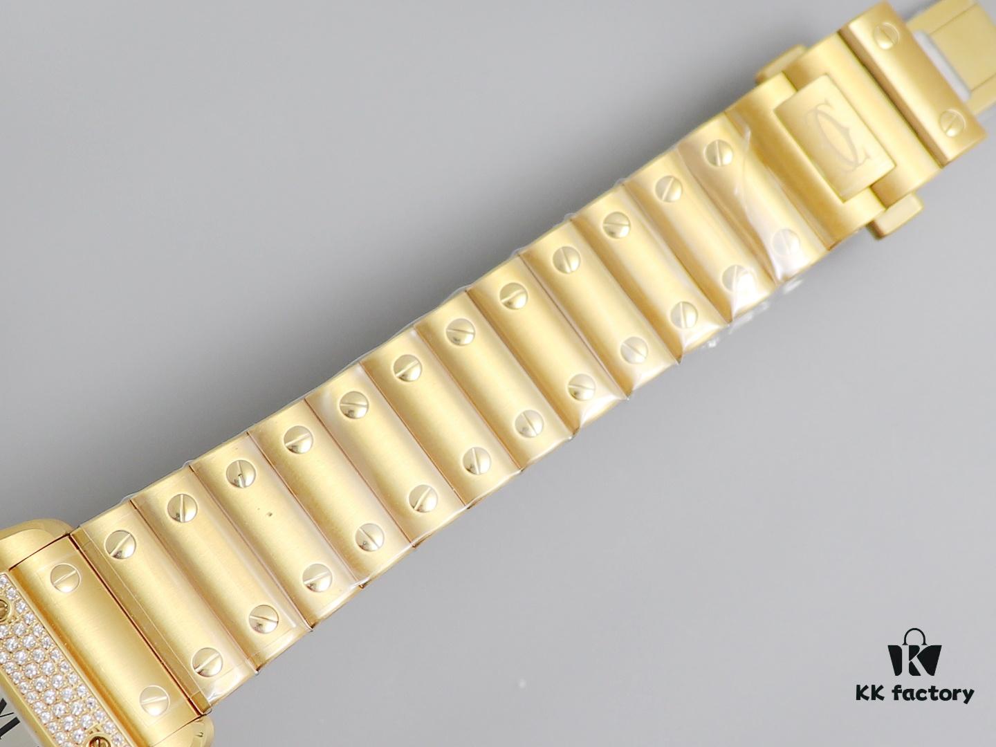 BV Factory Highest Version Genuine Mould Cartier Santos Couple Watch