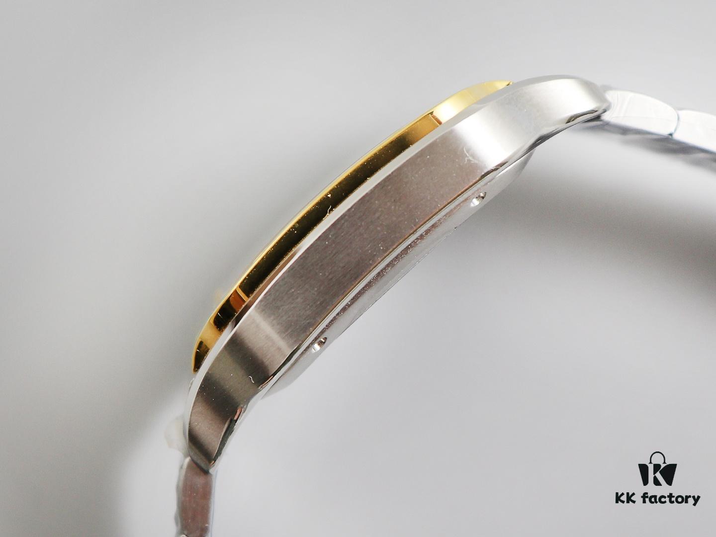 Men's Large-Sized Santos New Model by BV - Cartier Style