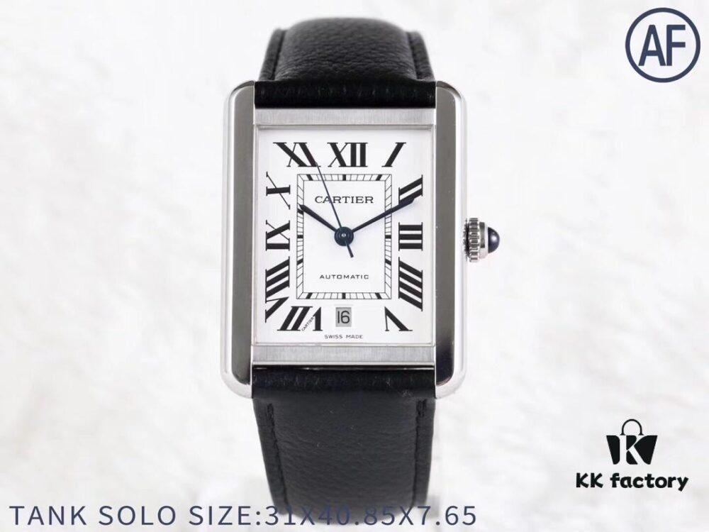 AF Year-End Masterpiece: 'Square Elegance, Dominating All Directions' - Cartier Tank Series W5200027 Watch