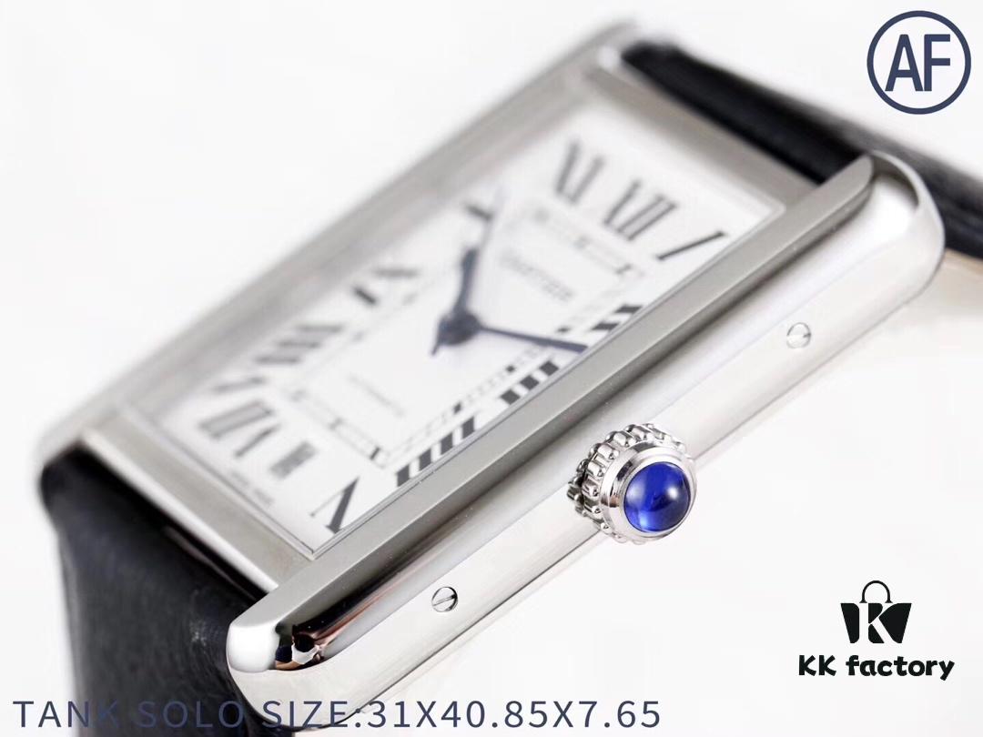 AF Year-End Masterpiece: 'Square Elegance, Dominating All Directions' - Cartier Tank Series W5200027 Watch