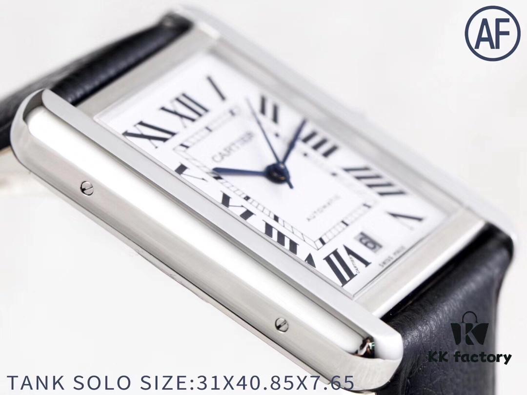 AF Year-End Masterpiece: 'Square Elegance, Dominating All Directions' - Cartier Tank Series W5200027 Watch