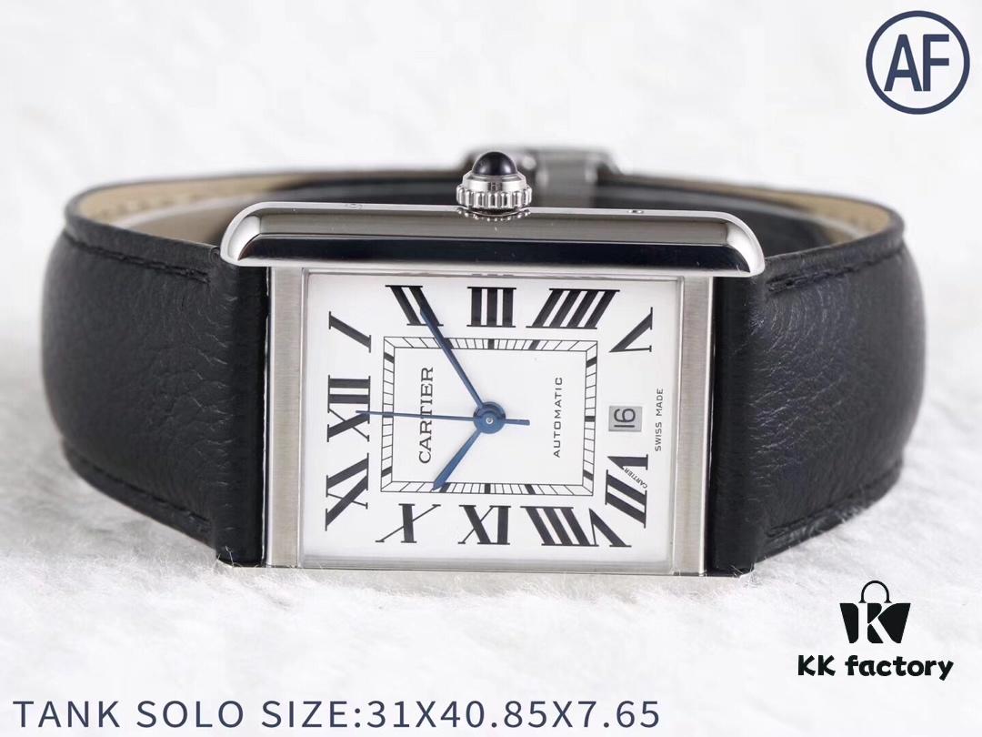 AF Year-End Masterpiece: 'Square Elegance, Dominating All Directions' - Cartier Tank Series W5200027 Watch