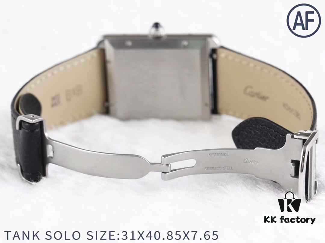 AF Year-End Masterpiece: 'Square Elegance, Dominating All Directions' - Cartier Tank Series W5200027 Watch